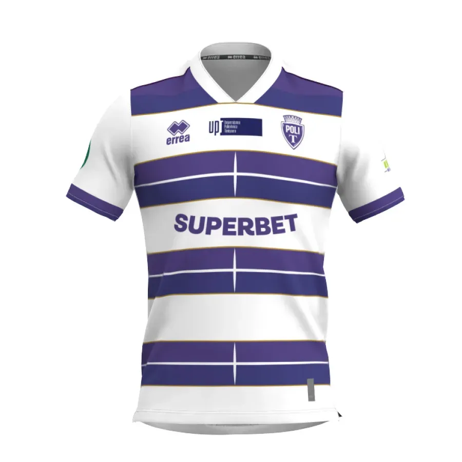 Tricou oficial de joc Errea – alb-violet