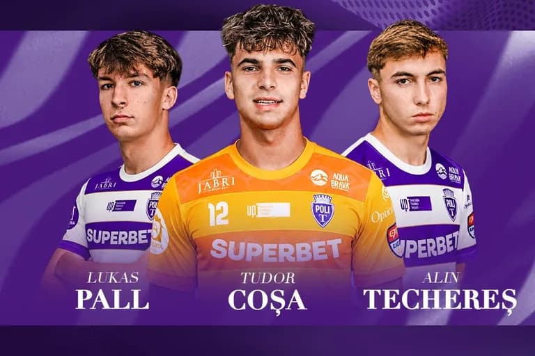 Trei tineri de la FC Universitatea Cluj vor evolua (și) la Poli Timișoara