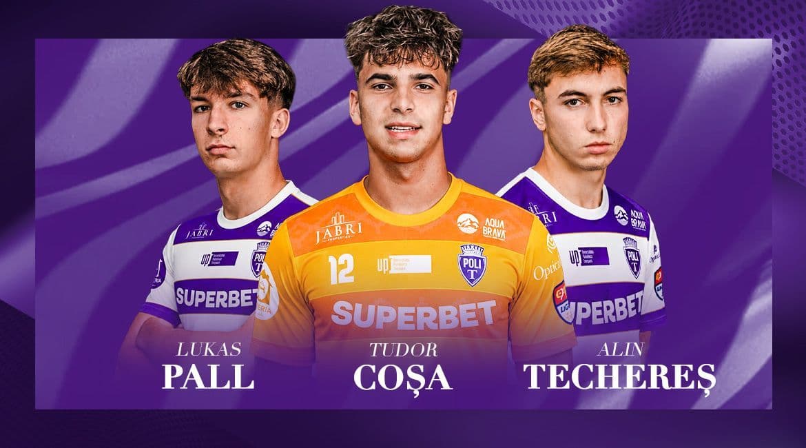 Trei tineri de la FC Universitatea Cluj vor evolua (și) la Poli Timișoara