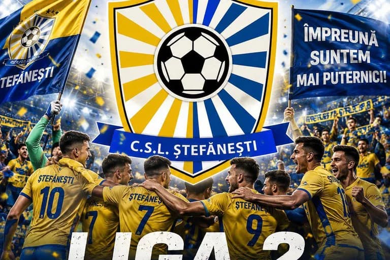 Ștefăneștii de Jos, în premieră în Liga a II-a