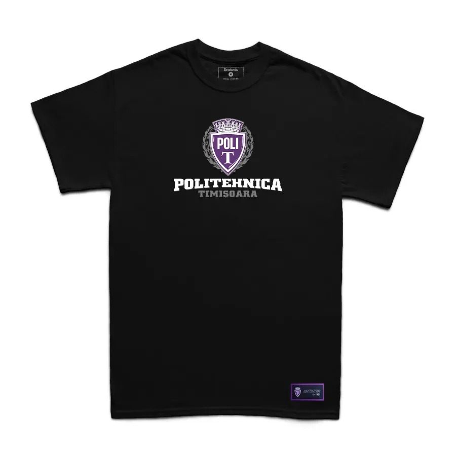 Tricou „Politehnica” negru